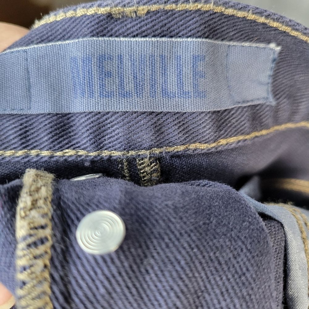 Brandy Melville High waisted Button Fly Dark Wash Cutoff Denim Shorts Size 27 - Picture 10 of 13